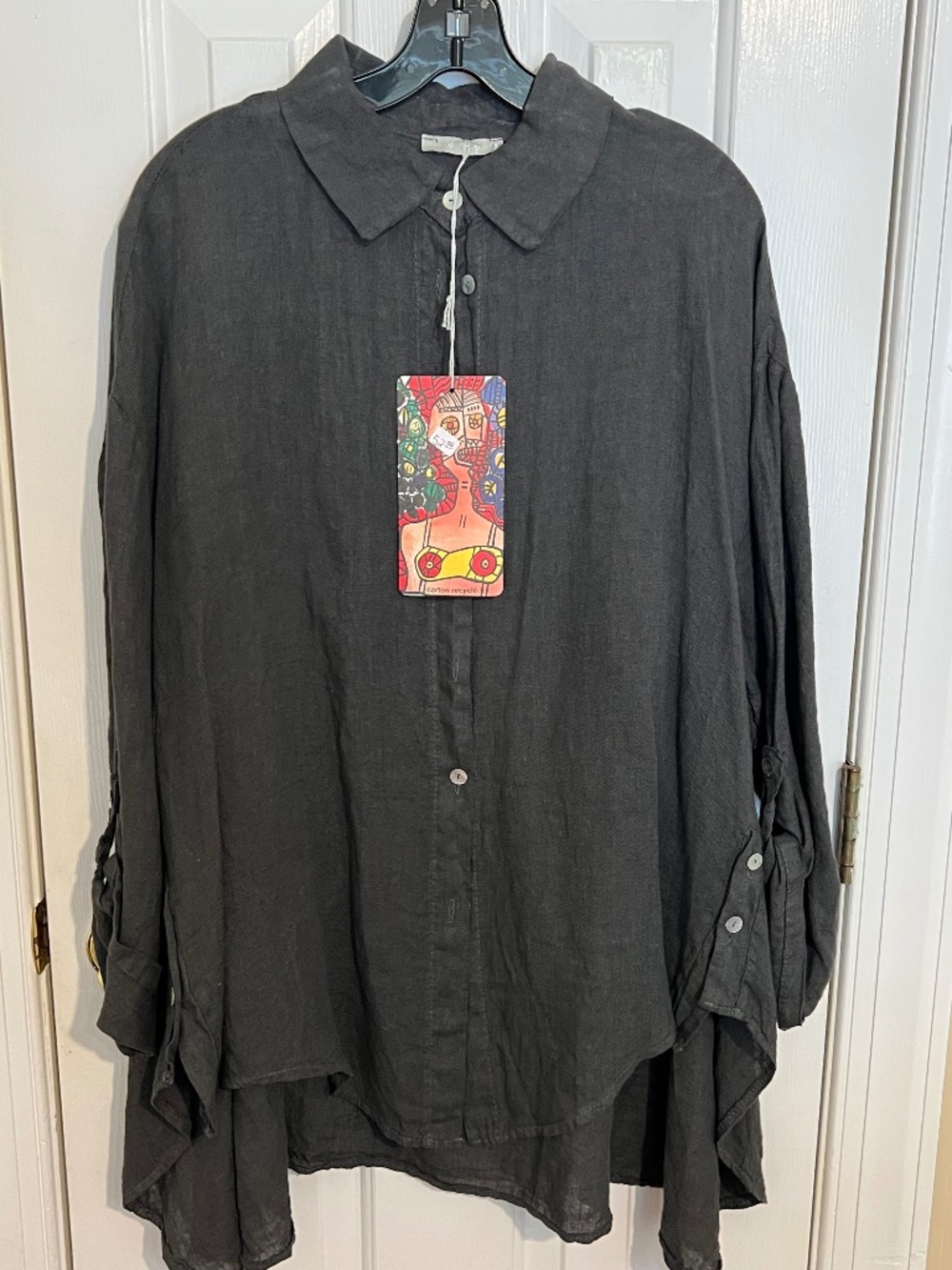 NWT Colette Linen swing top
